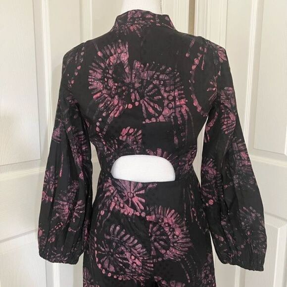 Kahindo Luo Tie Dye Cotton Jumpsuit Size 6 - Picture 9 of 14